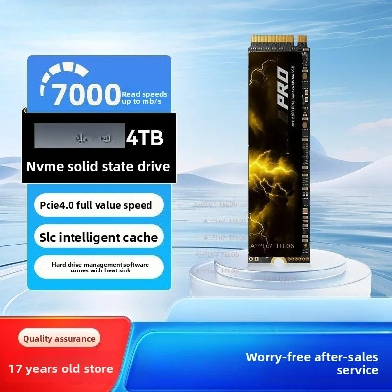 M.2 Nvme 4Tb Pcie 4.0 Ssd - 1TB 2TB 4TB High Performance SSD