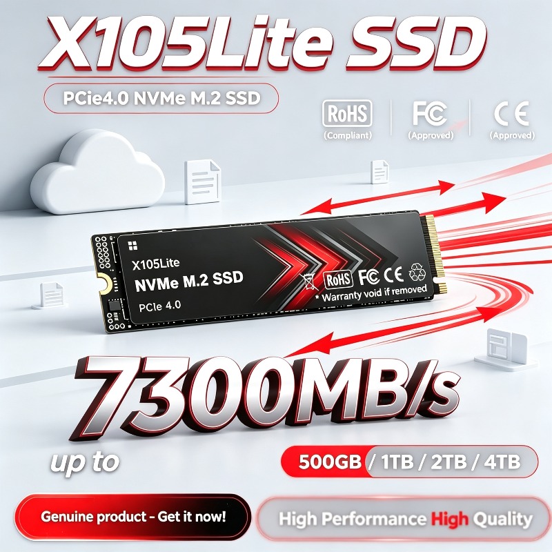 M.2 Nvme 4Tb Pcie 4.0 Ssd - X105Lite M.2 NVMe SSD PCIe 4.0