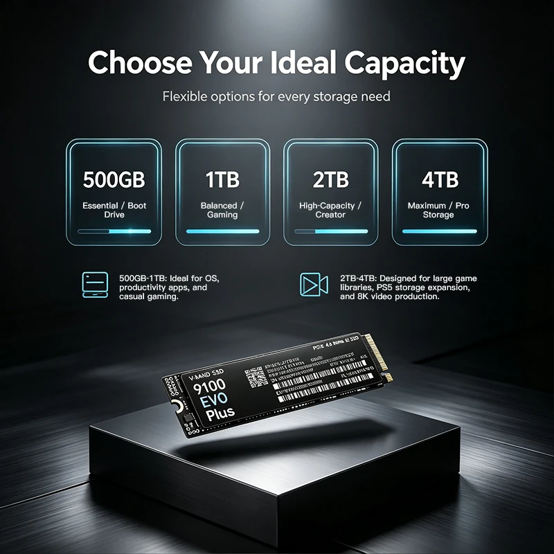 9100 EVO PLUS M.2 NVMe SSD Loa - M.2 Nvme 4Tb Pcie 4.0 Ssd ulasan dan harga