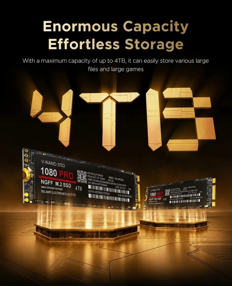 100% Original 1080PRO NVMe PCI - M.2 Nvme 4Tb Pcie 4.0 Ssd ulasan dan harga