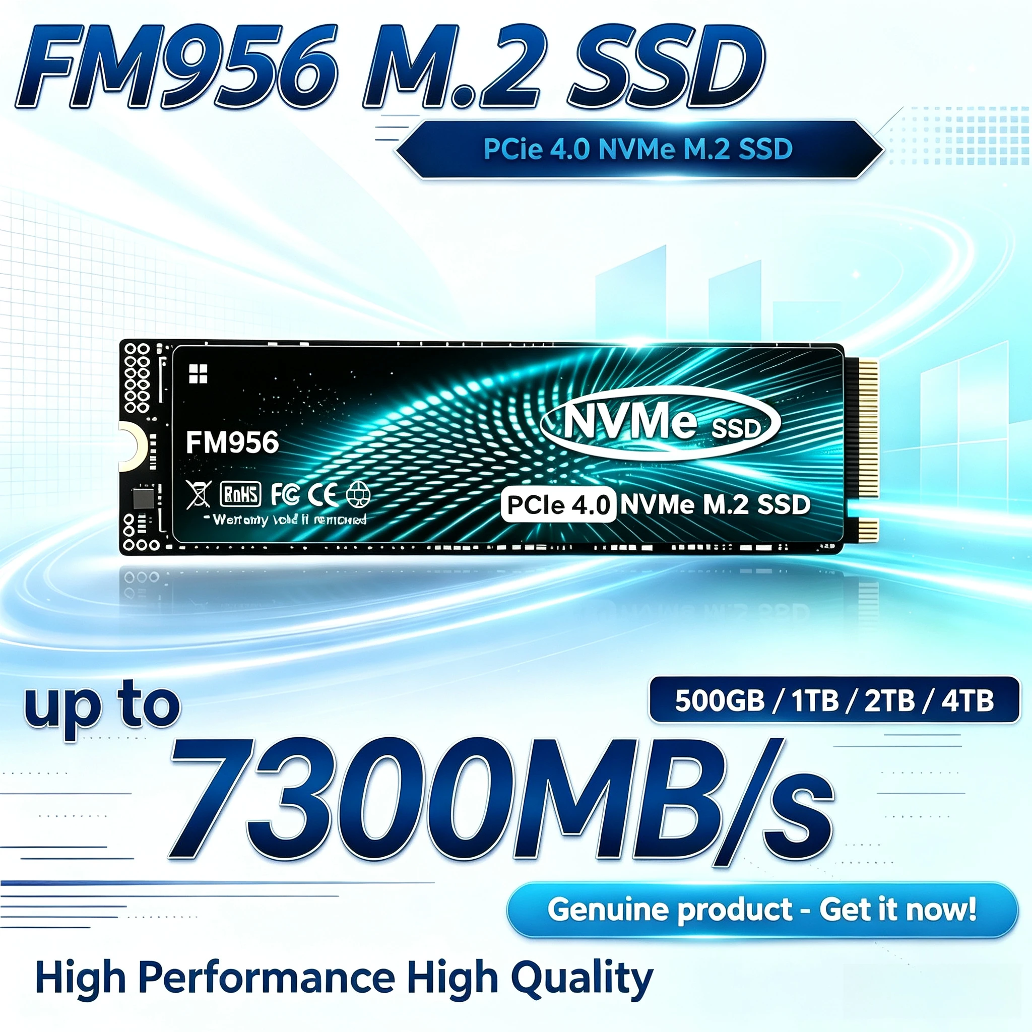 Original FM956 M.2 2280 NVMe S - M.2 Nvme 4Tb Pcie 4.0 Ssd ulasan dan harga