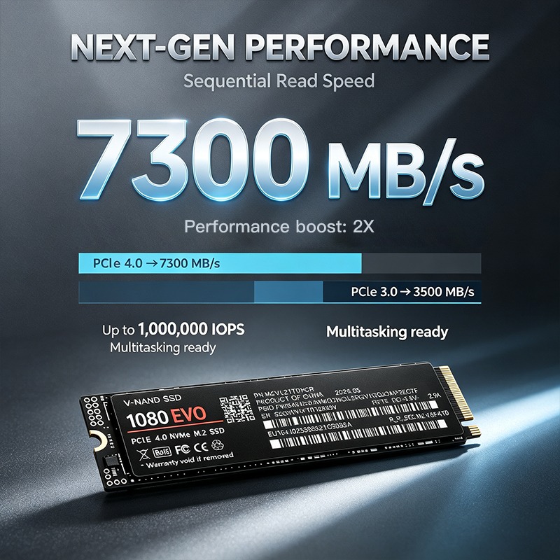 NEW High Performance 1080 EVO  - M.2 Nvme 4Tb Pcie 4.0 Ssd ulasan dan harga