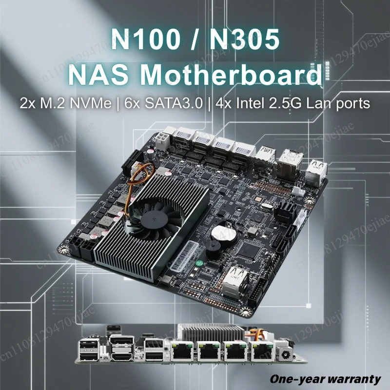 N100 6-Bay NAS Motherboard Min - Nas Motherboard N100 6 Sata ulasan dan harga